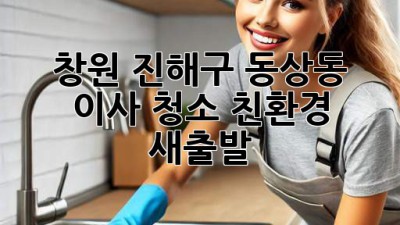 창원 진해구 동상동 이사 청소: 친환경 새출발🏠✨